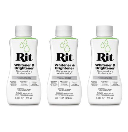 Rit Dye Liquid 8 Ounces Whitener and Brightener 8-50 (3-Pack)